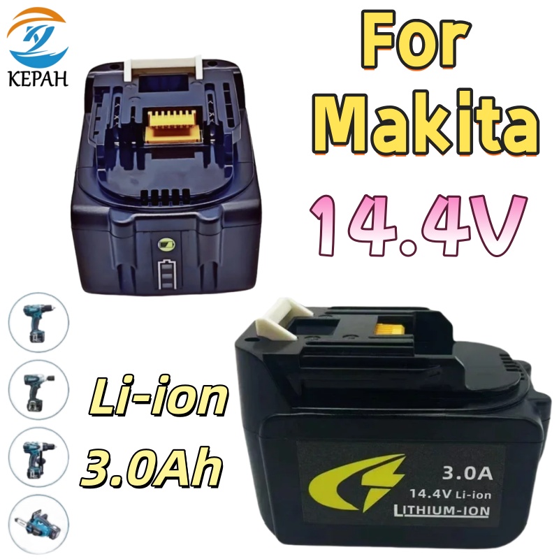 Makita Drill Hp1640 - Akumulator litowo-jonowy Makita 14.4V 3.0Ah, kompatybilny