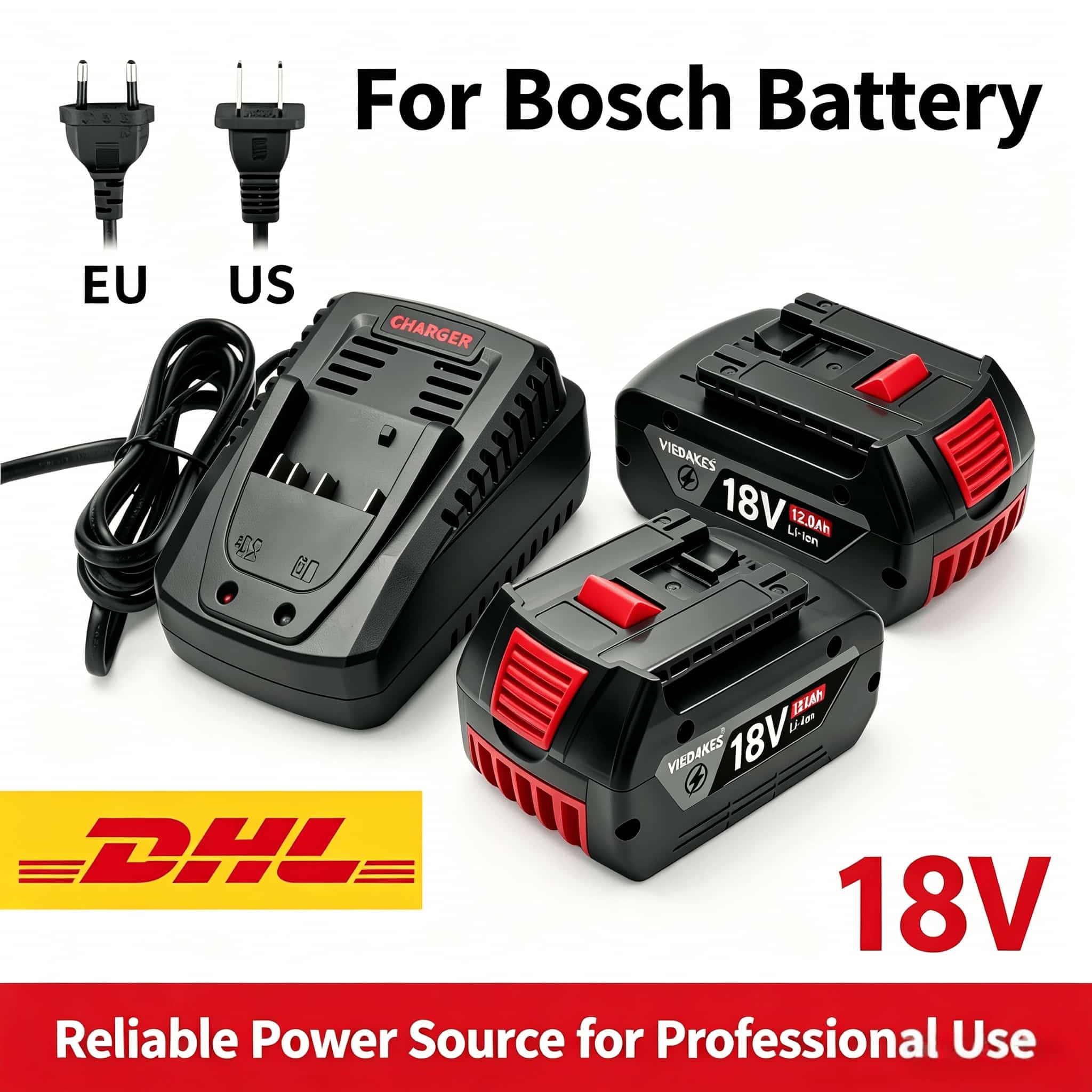 Bosch Drill Gsb 18V - Akumulator zamienny Bosch BAT618 18V 8000mAh