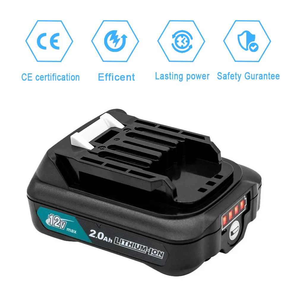 Makita Drill Hp1640 - Akumulator litowo-jonowy 2.0Ah do elektronarzędzi Makita