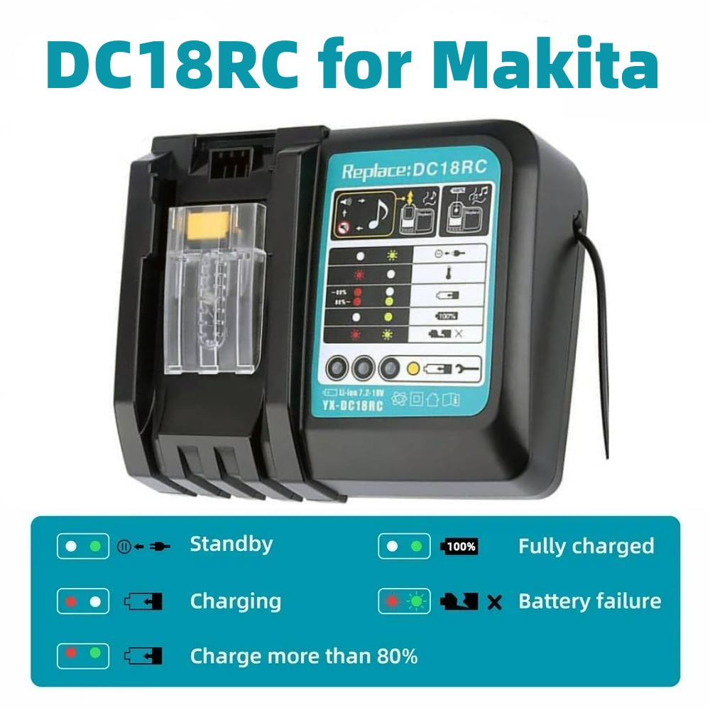Ładowarka DC18RC Li-ion 3A do  – Makita Drill Hp1640 recenzja i cena