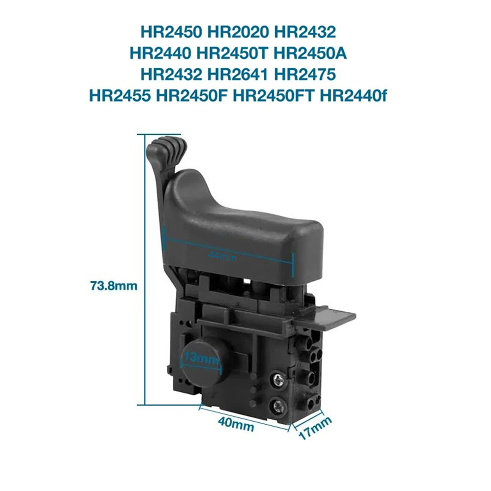 Przełącznik wymień na narzędzi – Makita Drill Hp1640 recenzja i cena