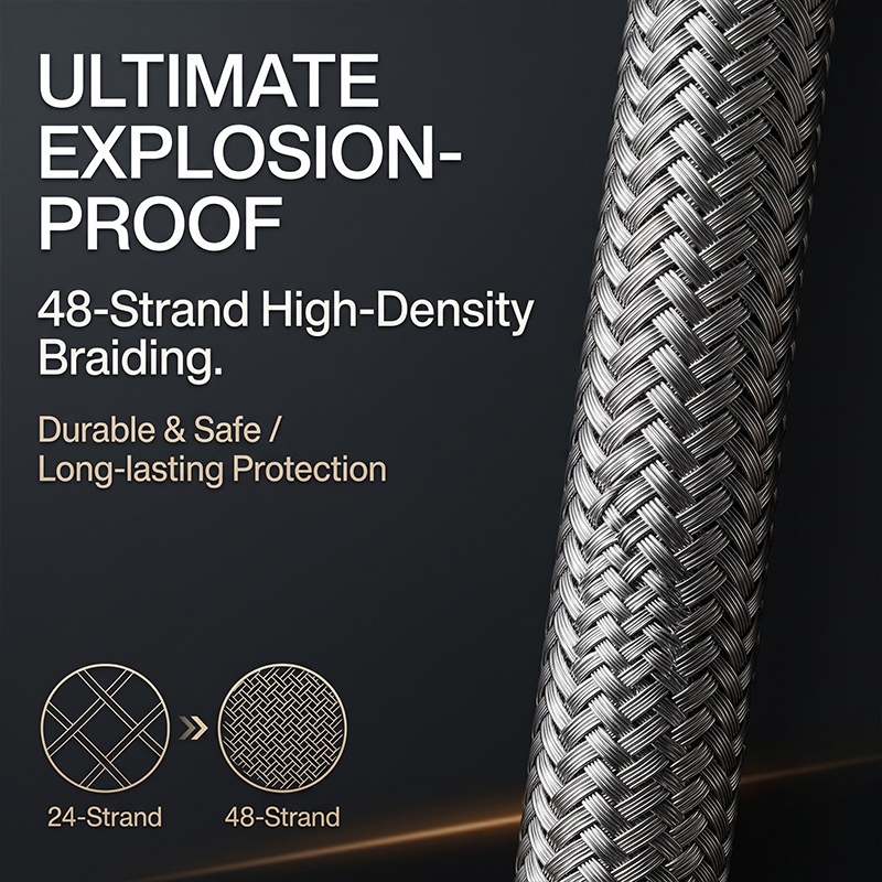 Wąż wodny elastyczny, oplotowa – Flexible Hose Braided recenzja i cena